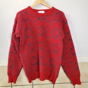 Vintage Sierra Woolens 100% Wool Sweater Size m/L Great used condition